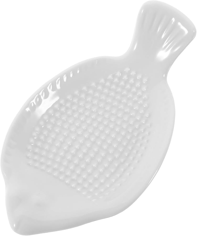 Ceramic Ginger Garlic Grater Zester Mincer Spice Grinder Kitchen Tool - Image 1